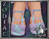 Iris Blue Purple Heels