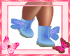 Blue ButterFly Boots