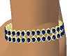 Anklet Gold and Sapphire