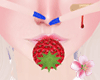 P| Strawberry On Mouth