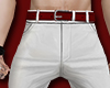 A| Pants W+Belt Red