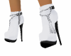 black white ankle boots