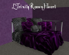 Purple Pillow Fight Bed 