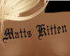 Matts Kitten tattoo