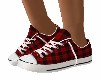 SNEAKERS  *RED PLAID*