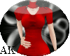 [AK]Red Dress w/Leggings