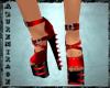 ^AZ^Spiked Heels-Red
