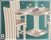 Pink Silver Club Table