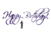 Purple Happy Birthday