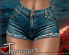 Blue Denim Shorts