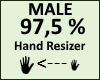 Hand Scaler 97,5% Male