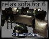 (OD) Relax sofa 6p