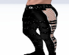 MESH BELTED JEANS