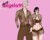 a.couple set brown cp