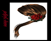 dark brw w/ red rose