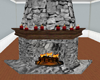 {Mx}Stone Fireplace