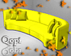Yellow Curved Sofa