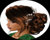 SHINY BROWN WEDDING HAIR