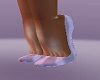 Lilac stripe heels