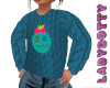 kid blue knit sweater
