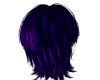 Purpleand blue hair