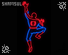 Neon Sign Spiderman