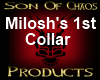 Milosh's 1st collar