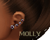 earrings with rubies