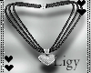 Lg-Chloe Heart Necklace