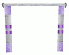 Curtains Purple/silver