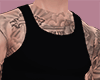 Rick Shirt+Tattoo Black