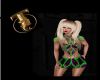 JVT Neon Green Flower