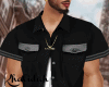 K♛-Denim Shirt/black