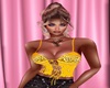 Yello Bandana Tie Corset