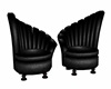 LEATHER DECO CHAIRS