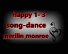 song-dance merilin monro
