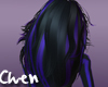 Purple Pinstripes Hair