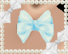 BabyBlue Bow Earrings