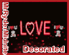 Valentine Love Decorated