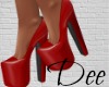 Heels: Red Leather