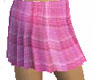 Pink plaid Skirt
