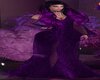 Purple Goth Gown