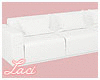 L | white corner couch