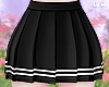 w. School Black Skirt S