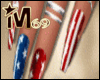 M69 4th Of July Nails