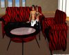 red & black tiger sofa +