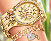 Relógio dourado