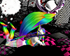 rainbowish furry tail X3