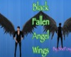 BLack Fallen Angel Wings