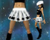 Black/White Lace Skirt